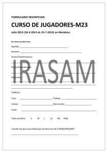 CURSO DE JUGADORES-M23 - International Rugby Academy