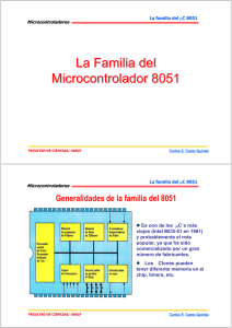 La Familia del Microcontrolador 8051 La Familia del