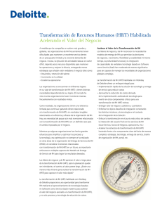 Transformación de Recursos Humanos (HRT) Habilitada
