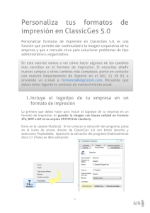 Personaliza tus formatos de impresión en ClassicGes 5.0