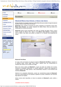 Construnario.com - Notiweb: Silestone® Blanco Zeus Extreme, el