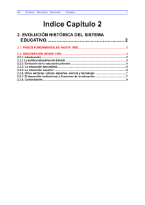 2. Evolución Histórica del Sistema Educativo