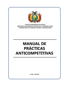 manual de prácticas anticompetitivas