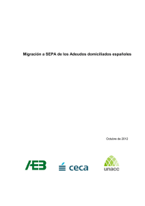 Migración de adeudos domiciliados españoles