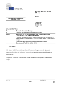 Expediente interinstitucional: 2012/0084 (COD) I. VOTACIÓN El 28