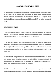 Carta - Ministerio Público de la Defensa