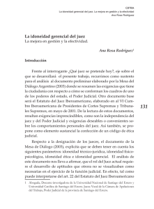 La idoneidad gerencial del juez