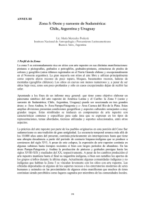 Zona 5: Oeste y suroeste de Sudamérica