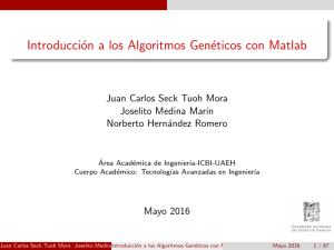 Introducción a los Algoritmos Genéticos con Matlab
