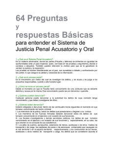 64 Preguntas respuestas Básicas - Poder Judicial del Estado de