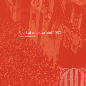 El debat estatutari del 1932