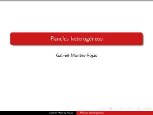 Paneles heterogéneos - Gabriel Montes