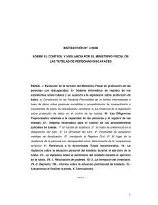 instrucción nº 4/2008 sobre el control y vigilancia por el ministerio