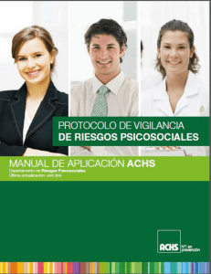 Manual ACHS Aplicación Protocolo de Riesgos Psicosociales