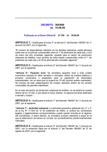 D0365-009 Monotributo Aportación Modifica Decreto 199-007