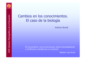 Antonio Brandi Fernández, licenciado en Ciencias Biológicas y