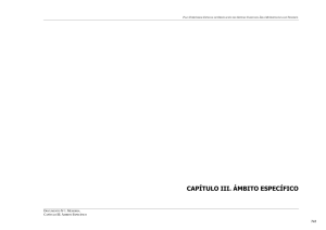 CAPÍTULO III. ÁMBITO ESPECÍFICO
