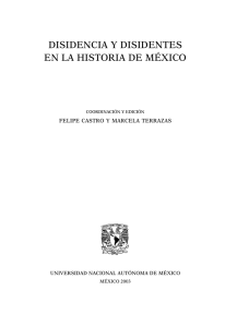 Disidentes y disidencias en la historia de México