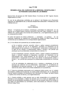 Ley 17.132 - Buenos Aires Ciudad