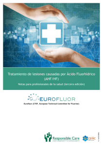 Tratamiento de lesiones causadas por Ácido Fluorhídrico