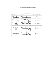 Circuitos equivalentes en Laplace