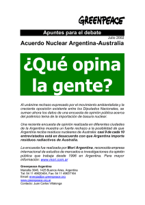 Acuerdo Nuclear Argentina-Australia