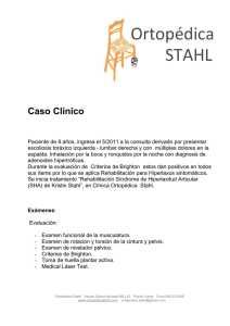 Caso Clínico - Ortopédica Stahl