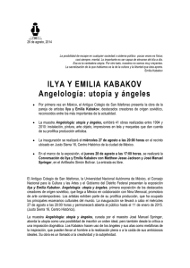 ILYA Y EMILIA KABAKOV Angelología: utopía y ángeles