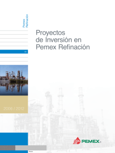 Proyectos de Inversión en Pemex Refinación