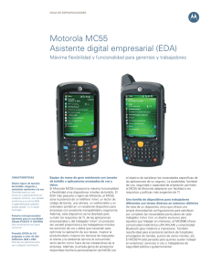 Asistente digital empresarial MC55 de Motorola (EDA)