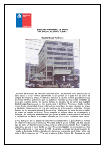 Historia Hospital Carlos Van Buren de Valparaiso