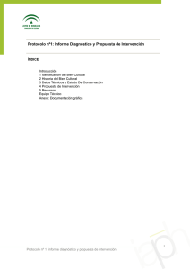 Protocolo nº1: Informe Diagnóstico y Propuesta de Intervención