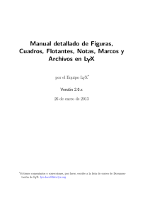 Manual detallado de Figuras, Tablas, Flotantes, Notas, Cuadros y