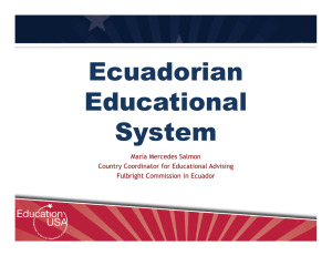 Ecuadorian Educational System