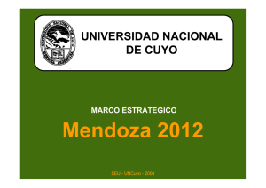 Presentación de PowerPoint - Universidad Nacional de Cuyo