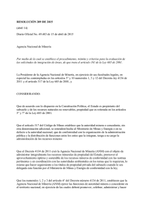 RESOLUCIÓN 209 DE 2015 (abril 14) Diario Oficial No. 49.483 de