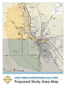 Study Area Map - the New Mexico Border Authority