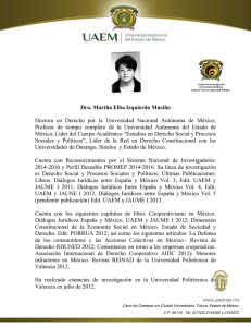 Dra. Martha Elba Izquierdo Muciño Doctora en Derecho por la