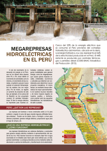 megarepresas hidroeléctricas en el perú