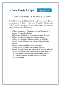 CONTENEDORES DE RECOGIDA DE ROPA