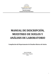 Manual de descripción muestreo de suelos y análisis de