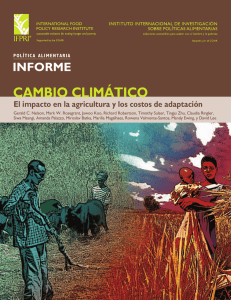 Cambio Climático: El impacto en la agricultura y los costos de