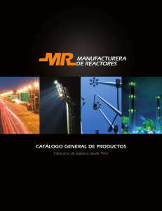 CATÁLOGO GENERAL DE PRODUCTOS