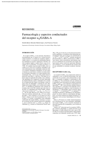 Farmacología y aspectos conductuales del receptor /GABA-A