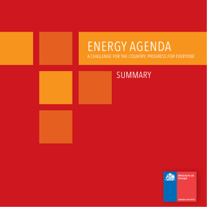 energy agenda - Ministerio de Energía