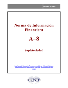 NIF A8.- Supletoriedad