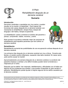 Stroke Rehabilitation (Spanish)