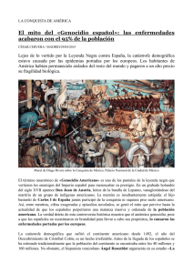 El mito del «Genocidio español»: las enfermedades acabaron con