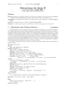 Estructuras de datos II - Unidad de Programación
