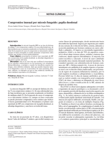 Compromiso inusual por micosis fungoide: papila duodenal